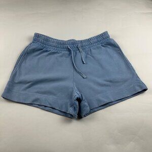 Splendid Light Blue Thick Jersey Knit Pull On Shorts L
